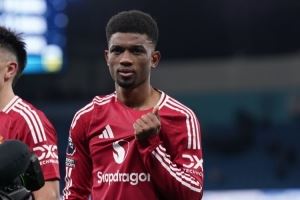 阿玛德：如果取得英超前五名就是成功的赛季；祝拉什福德好运