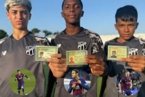 梅西、内马尔、小白再次并肩作战！塞阿拉青训营三小将和巨星同名